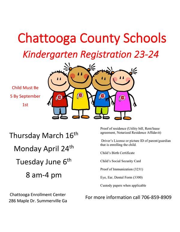 Kindergarten Registration 23-24